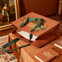 Sacs en carton personnalisés haut de gamme avec logo imprimé, imperméables, à poignée en corde de coton, luxe, petits lots, sacs pour vêtements