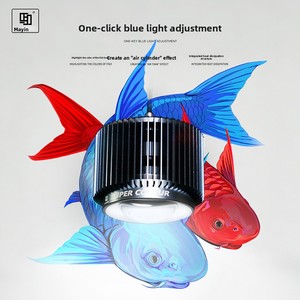 Mayin Jiro Lampe <span class=keywords><strong>LED</strong></span> pour <span class=keywords><strong>aquarium</strong></span>, spectre complet, rehausseur de couleurs, <span class=keywords><strong>éclairage</strong></span> intense pour <span class=keywords><strong>algues</strong></span>, downlight super-couleur pour poissons - Product Image 3