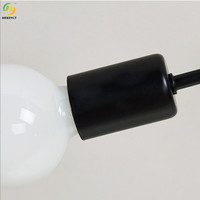 JYLIGHTING – plafonnier led moderne en fer noir Offre Spéciale E26 pour salle à manger