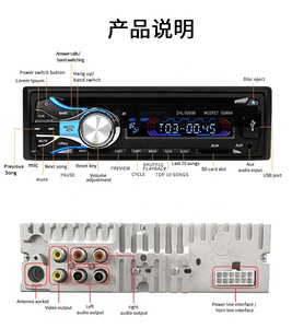 SHIYANG realizar OEM/WMA de Audio HD BT Player MP3/MMC/<span class=keywords><strong>MWA</strong></span>/CD/VCD/DVD/SD/USB/AUX/Radio FM 12V -24V 1 Din reproductor de DVD del coche 9300 - Product Image 6