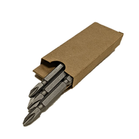 RALTER Taiwan Embouts de tournevis double embout en acier S2 Phillips 5 pièces 65 mm PH2*65MM avec finition sablée foncée et boîte écologique