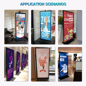 Écran tactile LCD sur pied MWE 70 pouces, ultra-fin, à cadre étroit, couleur pleine, affichage publicitaire intérieur, signalisation numérique MWE813 - Product Image 6