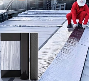 Membrane d'étanchéité en <span class=keywords><strong>bitume</strong></span> et feuille d'aluminium pour réparation de toitures en béton – Rouleau de membrane imperméable en <span class=keywords><strong>bitume</strong></span> et feuille d'aluminium - Product Image 2