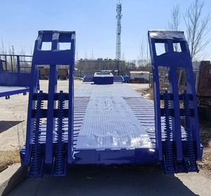 รถกึ่งพ่วงแบบแท่นคอนเทนเนอร์เหล็ก - Product Image 4