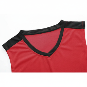 Uniforme de baloncesto de malla de talla grande de alta calidad, camiseta de baloncesto en blanco transpirable para entrenamiento - Product Image 1