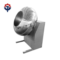 Nouvelle petite machine d'enrobage de chocolat avec tunnel de refroidissement, épandeur de noix, compatible lait et farine, haute productivité 8-15kg/h, en acier inoxydable 304