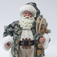 15 Zoll Weihnachtsmann Weihnachtsdekoration Ornament Figur - Umweltfreundliches Maßgefertigtes Stoff-Feiertagsgeschenk Fabrik-Großhandel