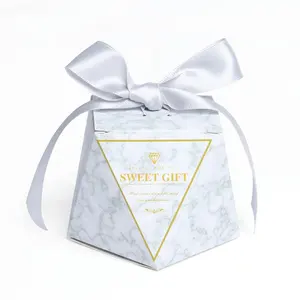 不规则创意设计巧克力纸包装盒与大理石花纹