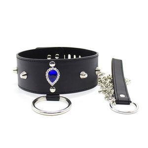 Collar de cuello sexual de piel de vaca para adultos collar de cuello sexual para mujeres collar de cuello esclavo de bondage - Product Image 4