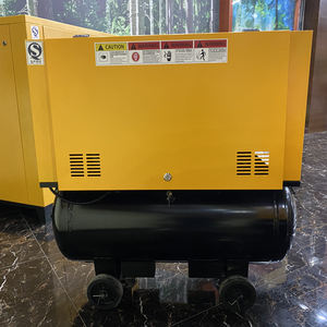 הנדסה ניידת בגודל 6 כ "ס 10hp מדחס אוויר בורג 8bar עבור אקדחי ציפורניים עם מיכל ליטר 230 - Product Image 2