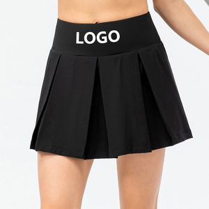 Low MOQ Anti-Slip Culottes Feminino Xadrez Saia Esportiva com Pregas Bolso para Dança Do Tênis e Doméstico Correndo OEM Team Name - Product Image 5