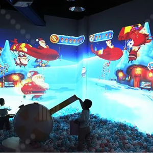 Proyector de pared interactivo <span class=keywords><strong>3D</strong></span> AR para niños, juego de bolas que funciona con monedas para interiores, proyección interactiva AR divertida en el parque - Product Image 4