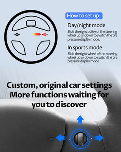 Convient pour <span class=keywords><strong>Tesla</strong></span> modèle Y3 LCD petit tableau de bord voiture affichage tête haute image inversée HUD style voiture originale - Product Image 4