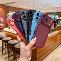 Coques de téléphone souples en TPU BAILI, couleur unie, effet givré, anti-collision, pour iPhone 17 Pro – Vente en gros usine