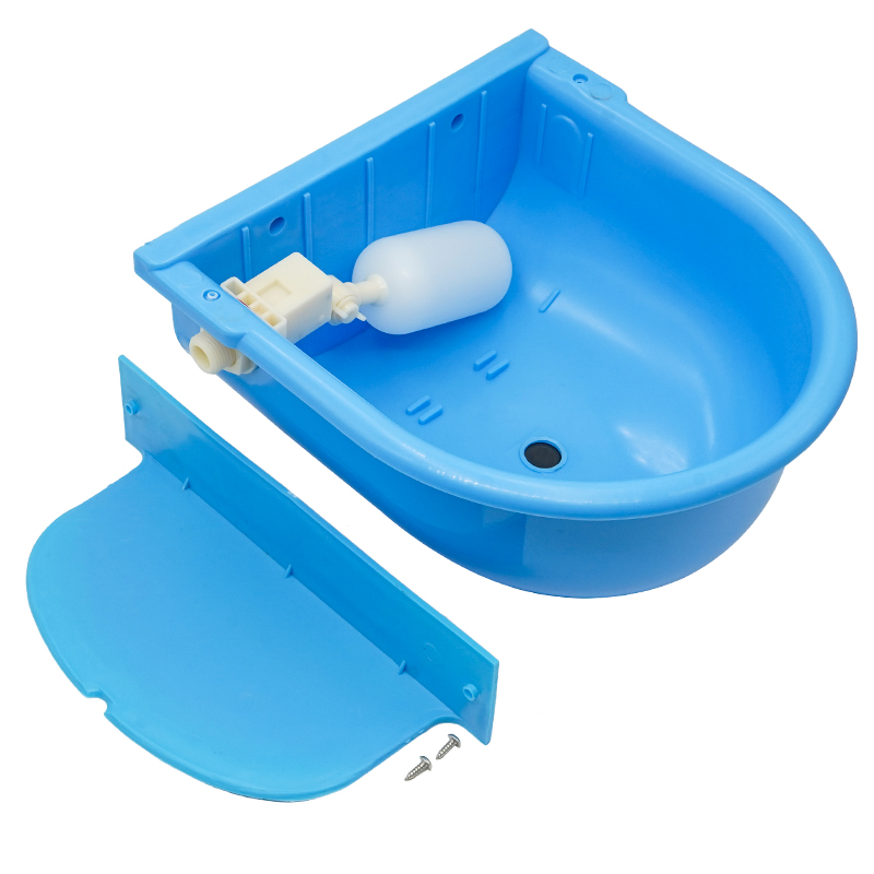 Abbeveratoio Automatico In Acciaio Inox 4,5L – Con Valvola A Galleggiante In Ottone, Per Cavalli, Bovini, Cani E Altri Animali, Dimensioni 33,5×31,5×13,5 Cm