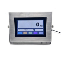 Indicador de Peso Digital de Acero Inoxidable con Pantalla Táctil, Sensor de Fuerza y Celda de Carga para Báscula de Plataforma