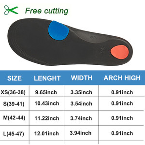 Solette Comfort tutto il giorno <span class=keywords><strong>per</strong></span> piedi piatti stivali <span class=keywords><strong>da</strong></span> <span class=keywords><strong>lavoro</strong></span> <span class=keywords><strong>scarpe</strong></span> con supporto ad arco <span class=keywords><strong>per</strong></span> inserti plantari fascite plantare - Product Image 6