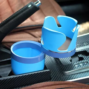 로고 차 컵 홀더 플라스틱 커피 컵 또는 음료 컵 홀더 차