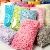 100g de papier de remplissage pour boîte cadeau, jetable, recyclable, biodégradable, écologique, plissé, texturé soie, en provenance du Guangdong
