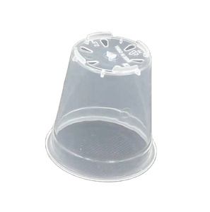 Wholesale Small Clear Plastic Orchid Pots with Holes Root Growth Slots Plastic Flower Planter