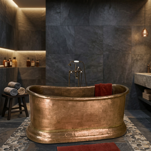 Bañera de Lujo de Cobre en Oferta, Diseño con Acabado Pátina, Precio al por Mayor - Product Image 1