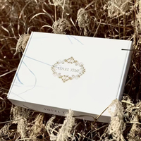 Cajas de Embalaje Blancas Personalizadas con Logotipo Dorado, Cajas de Envío de Cartón Corrugado Plegables, Cajas de Embalaje para Ropa