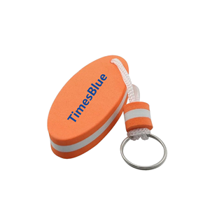 Custom Floating <b>Keychain</b>, Waterproof Water Sports Oval EVA Foam Keytag, Durable Lightweight Floating for Marine <b>Safety</b>, Travel - Product Image 3