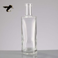 Bouteilles en verre pour spiritueux (whisky, vodka, tequila, brandy) de 500 ml, 700 ml, 750 ml, prix d'usine, avec bouchon en liège pour service et stockage