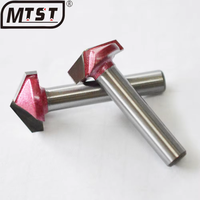 Pisau Chamfering 3DV untuk Papan Iklan, Pemotong Trimming, Pemotong Slotting Chamfering, Alat Mesin Ukir Kayu CNC