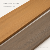 Planches de terrasse en composite extérieur, aspect bois, résistantes aux fissures, antidérapantes, imperméables, terrasse en bois composite pour jardin, patio, balcon, piscine