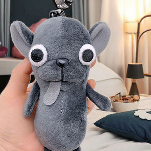 15Cm Chihuahua Pluche Sleutelhanger Knuffels Chinese Kuif Hond Zachte Chihuahu Hond Pluche Pop Rare Grappige Poppentas Opknoping Speelgoed - Product Image 3