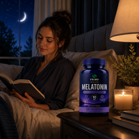 Capsules de mélatonine 10 mg en marque blanche OEM, non accoutumantes, pour le sommeil réparateur et le bien-être nocturne, complément quotidien