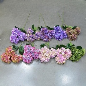 Bó Hoa Cẩm Tú Cầu Bằng Lụa 3D Mới Nhất 2023 Hoa Nhân Tạo Trang Trí Nhà Cửa Đám Cưới - Product Image 6