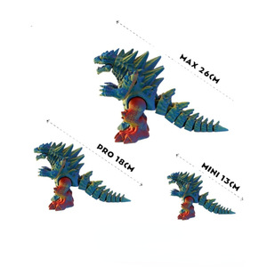 Figurine de dinosaure T-Rex imprimée en 3D haute précision, jouet décoratif - Product Image 2
