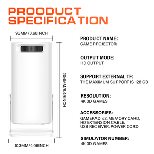 2024 Nhà Máy Syta P30Max Xách Tay Freestyle Góc Vui Chơi Giải Trí Máy Chiếu-Chơi Game, Iphone & Android Tương Thích - Product Image 3