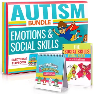 Enfants émotions et compétences de vie sociale enfants autistes ensemble TSA enfant garçons fille adolescent jouets d'apprentissage jeu sensoriel besoins spéciaux