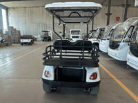 Nouveau modèle de voiturette de golf électrique 2026, 4 places, phares LED, batterie au lithium, 100 km d'autonomie pour parcours de golf