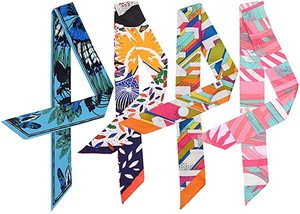 Wholesale Oem Luxury Blank Sublimation Custom Printed Satin <b>Silk</b> Ribbon <b>Scarf</b> for Bags - Product Image 5