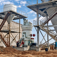 Broyeur à rouleaux vertical pour scories granulées humides, machine de broyage 13-48t/h, équipement de pulvérisation fine pour ligne de production de poudre de scories