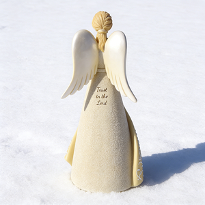 Figura de Ángel Orando en Resina, <span class=keywords><strong>Estatua</strong></span> Religiosa Inspiradora para Decoración del Hogar e Iglesia - Product Image 3
