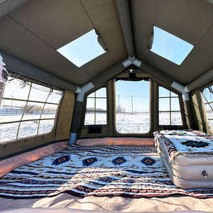 Carpa Inflable para Acampar a Precio de Fábrica, Carpa de Instalación Instantánea, Tamaño Familiar para 4 Personas, Carpa Inflable con Bomba - Product Image 4