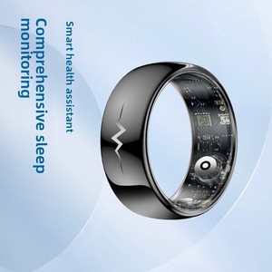 Bague connectée transfrontalière Q520 : Surveillance de la pression artérielle, de l'oxygène sanguin, de l'ECG, du rythme cardiaque, de la température corporelle, du sommeil et de l'exercice - Product Image 1