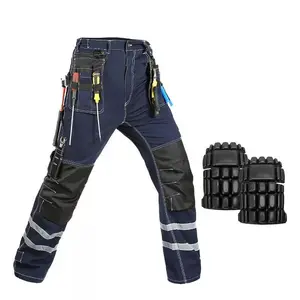 Men's work wear working pants Tool trouser Black work trousers men workwear