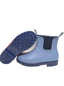 Stivali da pioggia impermeabili <span class=keywords><strong>con</strong></span> plateau Chelsea da donna-eleganti <span class=keywords><strong>stivaletti</strong></span> Slip-On <span class=keywords><strong>con</strong></span> Sole <span class=keywords><strong>in</strong></span> <span class=keywords><strong>gomma</strong></span> antiscivolo - Product Image 6