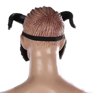 <span class=keywords><strong>Maschera</strong></span> <span class=keywords><strong>Scheletro</strong></span> 3D in PU di Pecora e Capra per Halloween, Copricapo e <span class=keywords><strong>Maschera</strong></span> per Viso, Accessorio per Costume Cosplay - Product Image 6