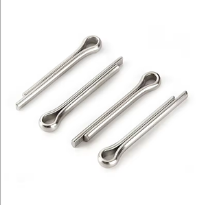 <span class=keywords><strong>Goupille</strong></span> fendue élastique articulée de type r d'essieu en acier inoxydable personnalisée - Product Image 4