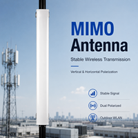 Antena Direccional MIMO de Alta Ganancia 17dBi 2.4GHz, Antena Sectorial de 90 Grados para Comunicación Inalámbrica de Estación Base