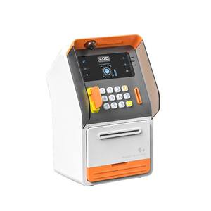 Reconocimiento facial simulado Papel de desplazamiento automático Billetes Cajas de dinero <span class=keywords><strong>Cajero</strong></span> automático Caja de efectivo Hucha electrónica para niños - Product Image 2