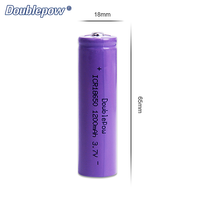 Batterie rechargeable en gros Doublepow 3.7V 18650 1200mAh NiMH Li-Ion, 4000 cycles, pour appareils électroménagers, outils électriques et produits grand public