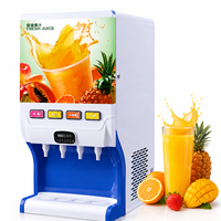 OEM Aanrechtmodel Koude Drankendispenser 4 Spuitmonden Automatische Meng- en Fruitpersmachine Fruitdrank Dispenser